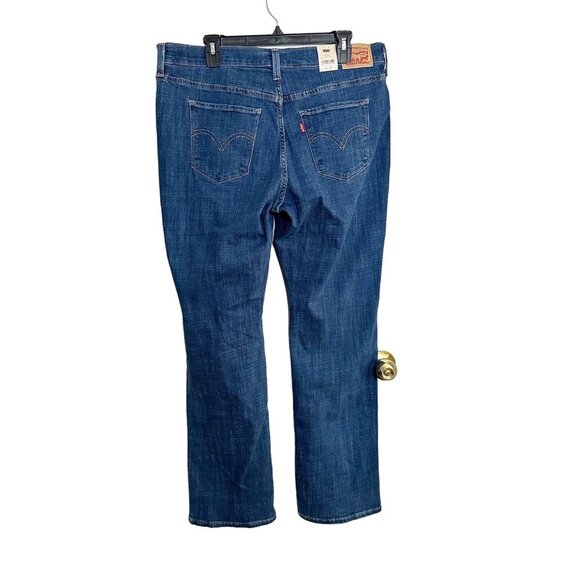 Levi's Women's Classic Bootcut Jeans Lapis Awe Blue Medium Wash Size 16 NEW - Picture 4 of 7